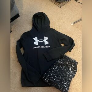 Boys Under Armour set - black speckle